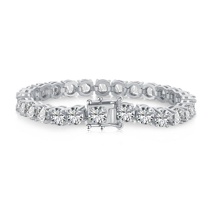 [Okajuri Jewelry]0.75 Carat Dazzling Round Cut Wedding Bracelet