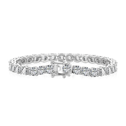 [Okajuri Jewelry]Ornate Sparkling Round Cut Wedding Bracelet