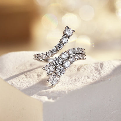 [Okajuri Jewelry]Unique Vivid Snake Shape Daily Ring