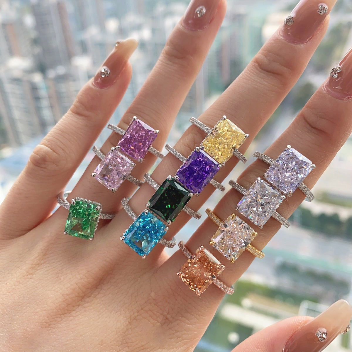 [Okajuri Jewelry]4.0 Carat Luxurious Engagement Ring