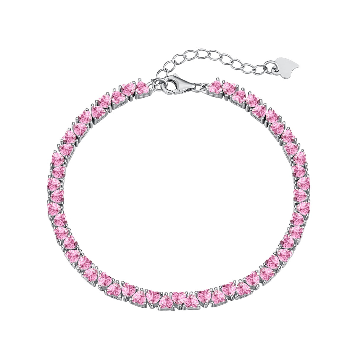 [Okajuri Jewelry]Dazzling Romantic Heart Shape Lover Bracelet