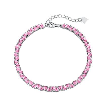 [Okajuri Jewelry]Dazzling Romantic Heart Shape Lover Bracelet