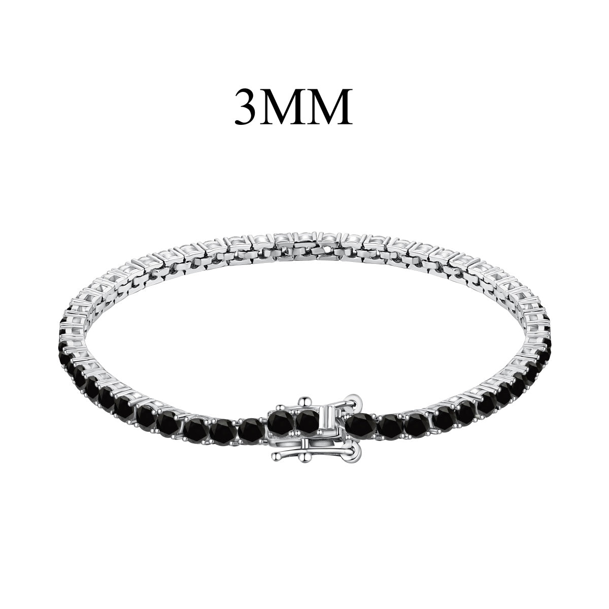 [Okajuri Jewelry]Radiant Colorful Round Cut Party Bracelet