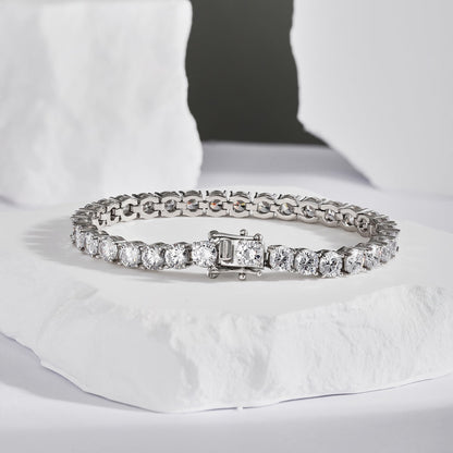 [Okajuri Jewelry]Ornate Sparkling Round Cut Wedding Bracelet