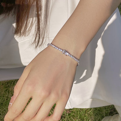 [Okajuri Jewelry]Radiant Colorful Round Cut Party Bracelet