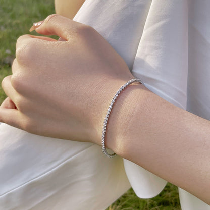 [Okajuri Jewelry]Radiant Colorful Round Cut Party Bracelet