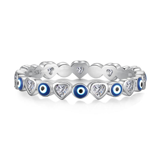 [Okajuri Jewelry]Radiant Colorful Round Shape Daily Ring