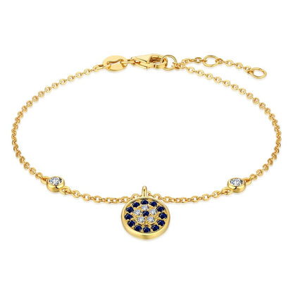 [Okajuri Jewelry]Devil's Eye Round Shape Bracelet