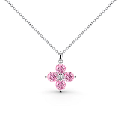 [Okajuri Jewelry]Four-Leaf Clover And Eight-Pointed Star Necklace