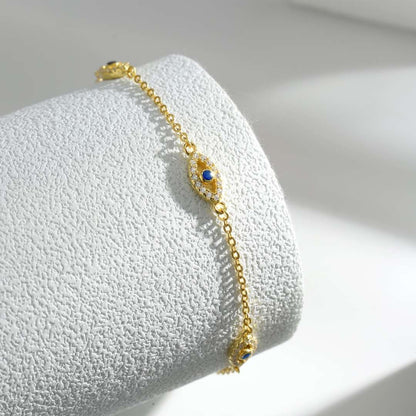 [Okajuri Jewelry]Evil Eye Shape Pendent Necklace