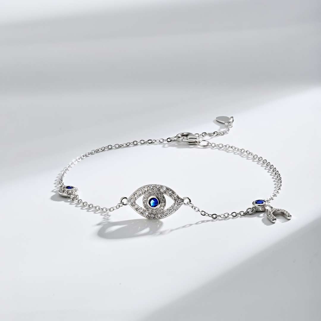 [Okajuri Jewelry]Dainty Eye Shape Necklace