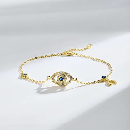[Okajuri Jewelry]Dainty Eye Shape Necklace