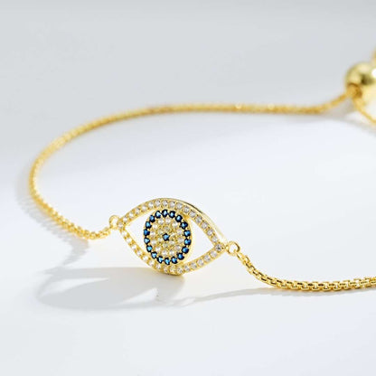 [Okajuri Jewelry]Dazzling Eye Shape Necklace