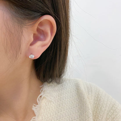 [Okajuri Jewelry]Unique Round Shape Earrings