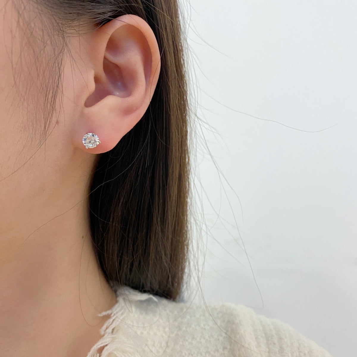 [Okajuri Jewelry]Dainty Round Shape Earrings