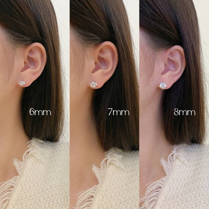 [Okajuri Jewelry]Dainty Round Shape Earrings