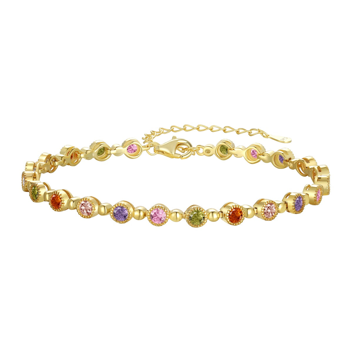 [Okajuri Jewelry]Sparkling Exquisite Round Cut Party Bracelet