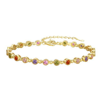 [Okajuri Jewelry]Sparkling Exquisite Round Cut Party Bracelet