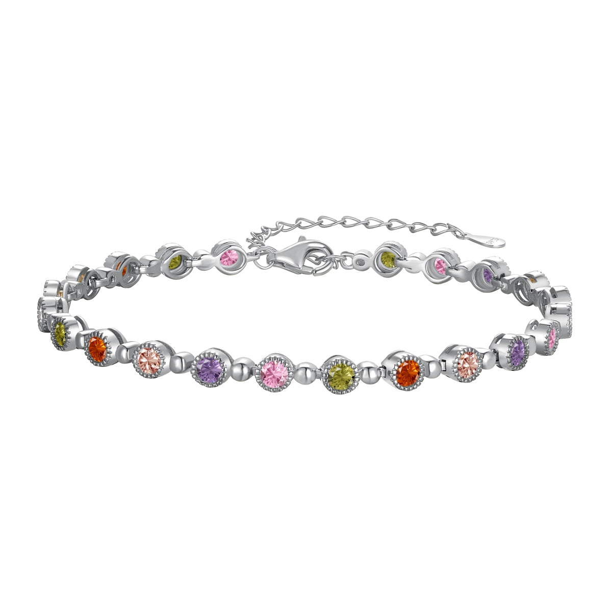 [Okajuri Jewelry]Sparkling Exquisite Round Cut Party Bracelet
