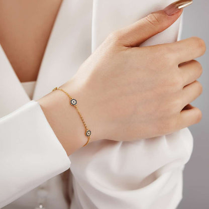 [Okajuri Jewelry]Delicate Round Shape Pendent Necklace