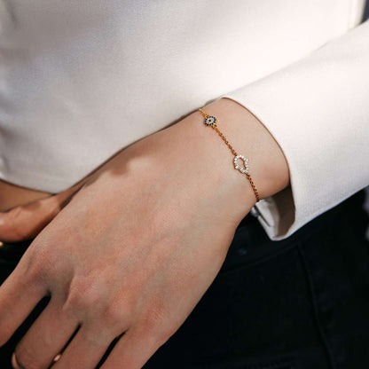 [Okajuri Jewelry]Gost Shape & Round Shape Necklace