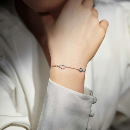 [Okajuri Jewelry]Gost Shape & Round Shape Necklace