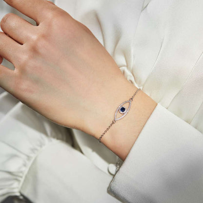 [Okajuri Jewelry]Devil's Eye Hollow Design Bracelet