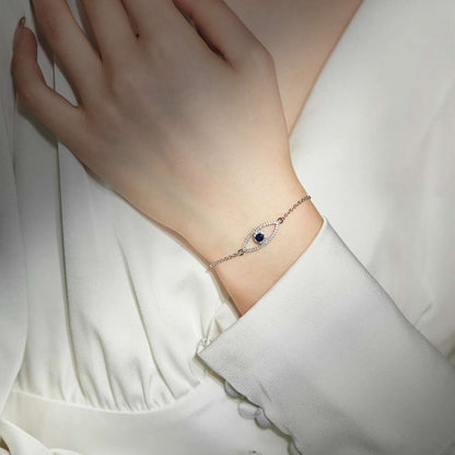 [Okajuri Jewelry]Devil's Eye Hollow Design Bracelet