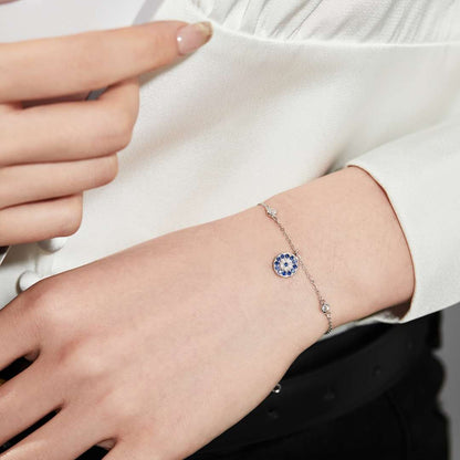 [Okajuri Jewelry]Devil's Eye Round Shape Bracelet