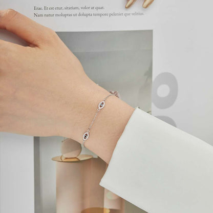 [Okajuri Jewelry]Evil Eye Shape Pendent Necklace