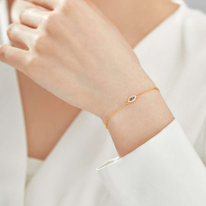 [Okajuri Jewelry]Evil Eye Shape Necklace