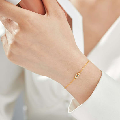 [Okajuri Jewelry]Evil Eye Shape Necklace