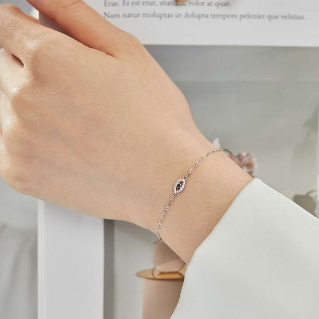 [Okajuri Jewelry]Evil Eye Shape Necklace