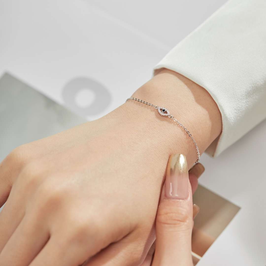 [Okajuri Jewelry]Evil Eye Shape Necklace