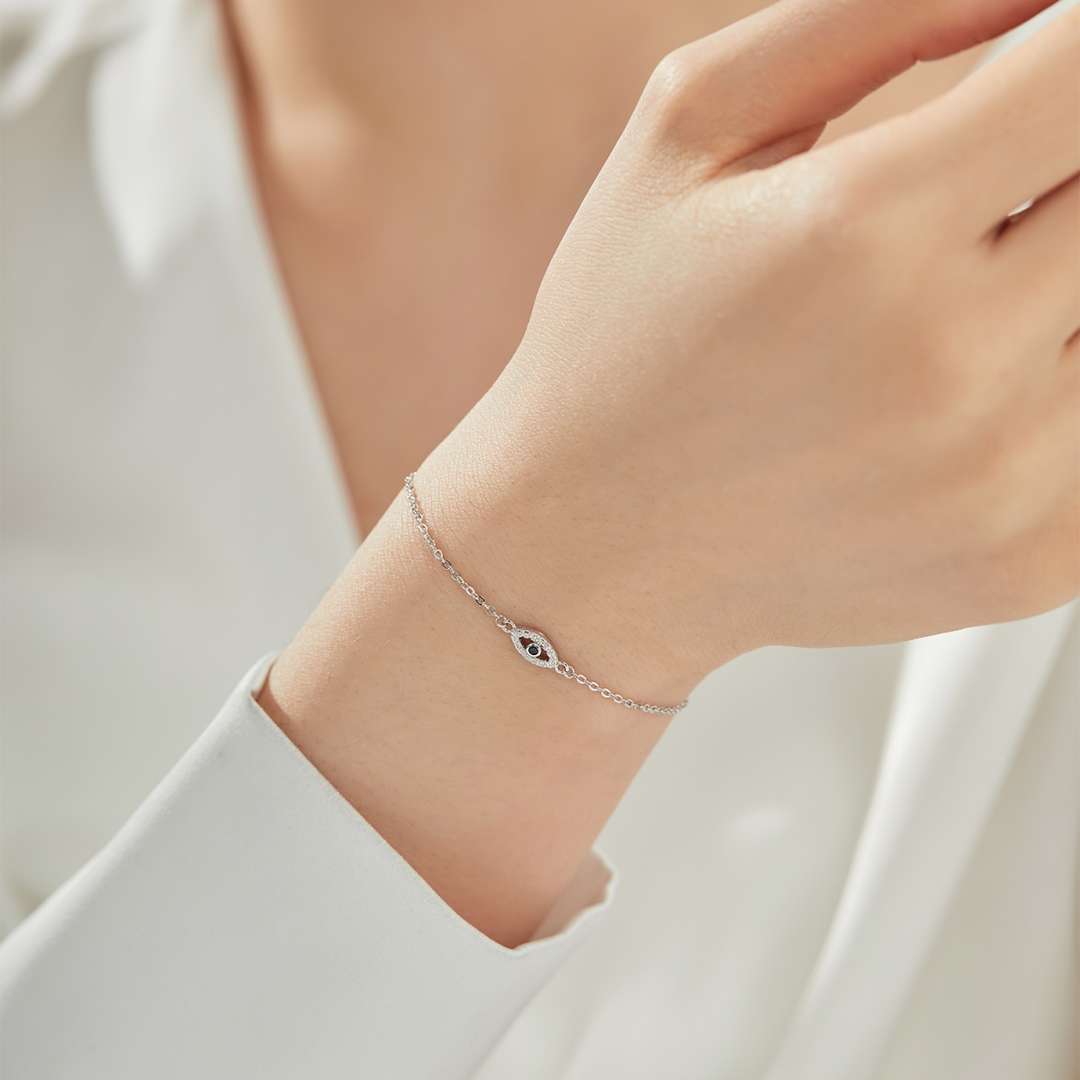 [Okajuri Jewelry]Evil Eye Shape Necklace