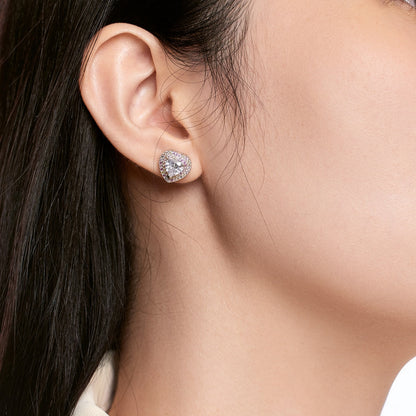 [Okajuri Jewelry]Dazzling Heart Shape Lover Earrings
