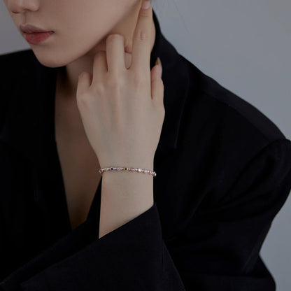[Okajuri Jewelry]Sparkling Exquisite Round Cut Party Bracelet