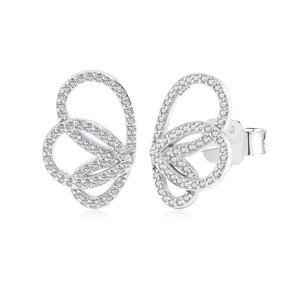 [Okajuri Jewelry]Exquisite Butterfly Shape Earrings