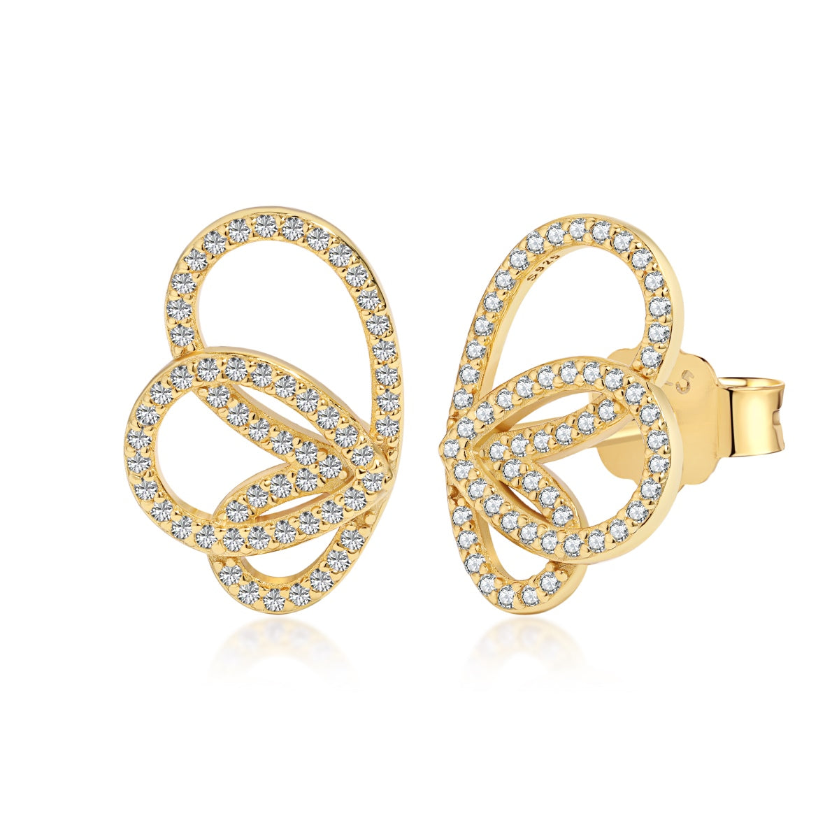 [Okajuri Jewelry]Exquisite Butterfly Shape Earrings