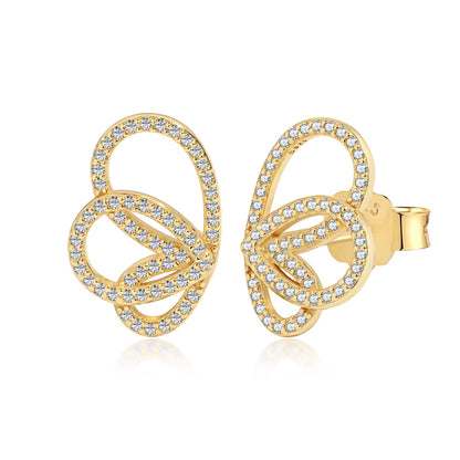 [Okajuri Jewelry]Exquisite Butterfly Shape Earrings