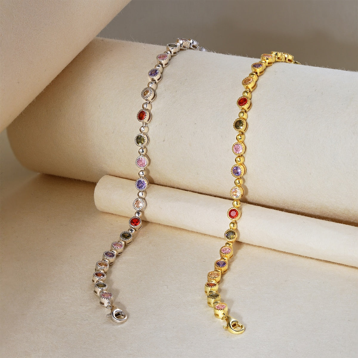 [Okajuri Jewelry]Sparkling Exquisite Round Cut Party Bracelet
