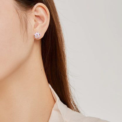 [Okajuri Jewelry]Ornate Colorful Octagon Shape Daily Earrings