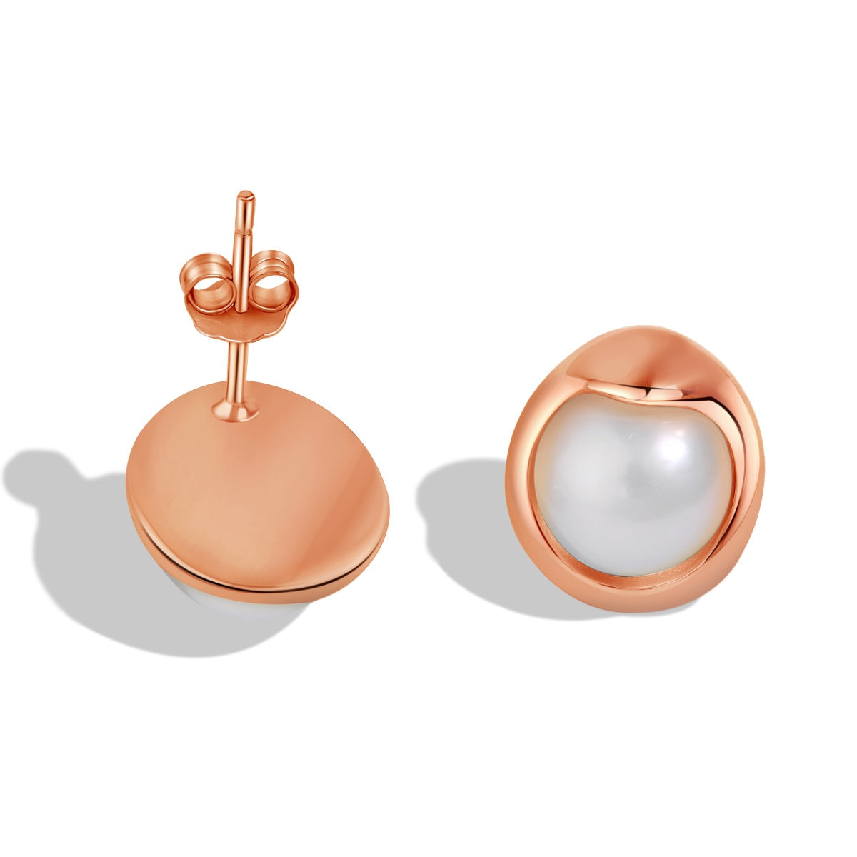 [Okajuri Jewelry]Dainty Bread Pearl Earrings