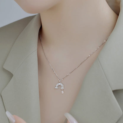 [Okajuri Jewelry]Unique Rainbow Star Necklace