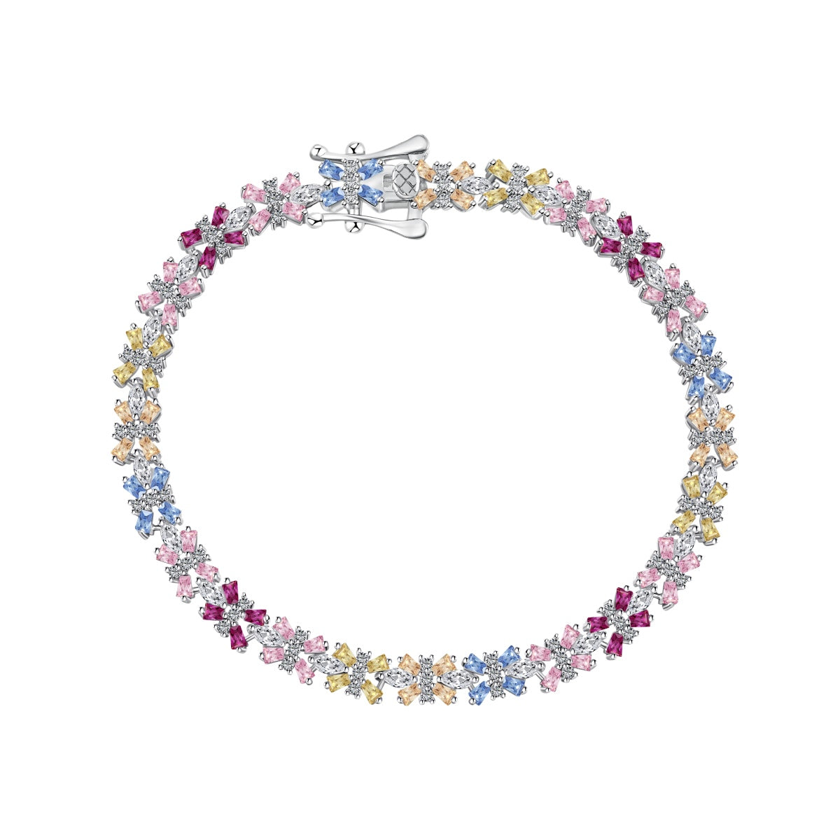 [Okajuri Jewelry]Unique Colorful Butterfly Shape Party Bracelet