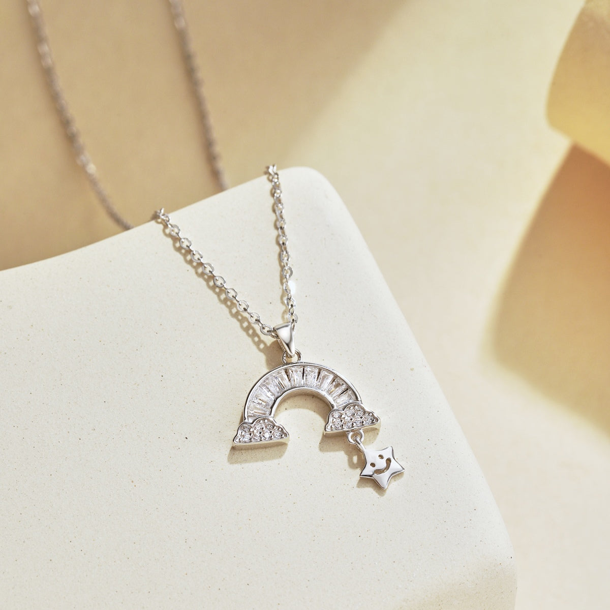 [Okajuri Jewelry]Unique Rainbow Star Necklace