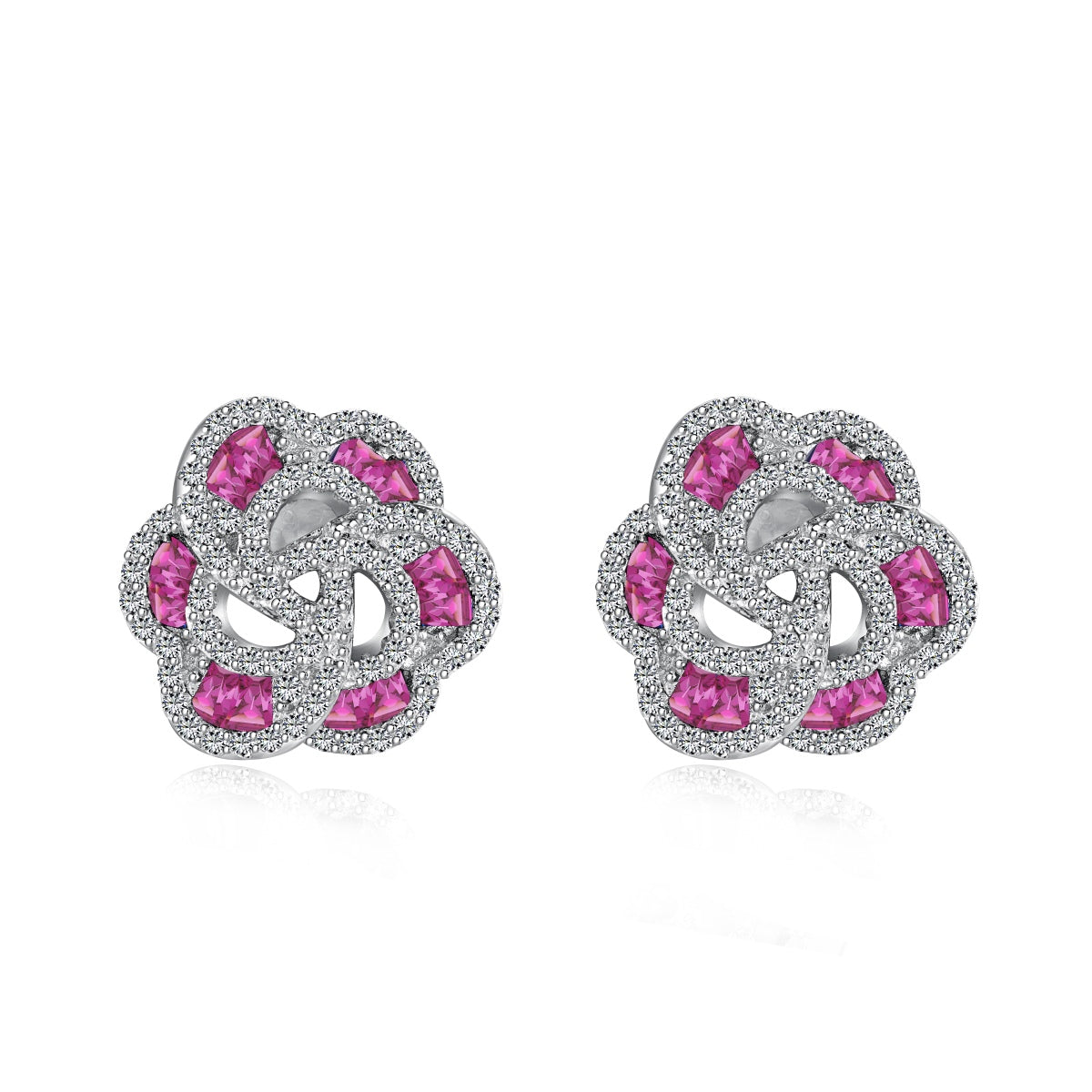 [Okajuri Jewelry]Exquisite Flower Shape Daily Earrings
