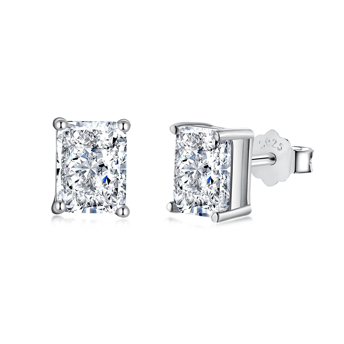 [Okajuri Jewelry]Radiant Luxurious Princess Cut Daily Earrings