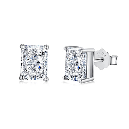[Okajuri Jewelry]Radiant Luxurious Princess Cut Daily Earrings