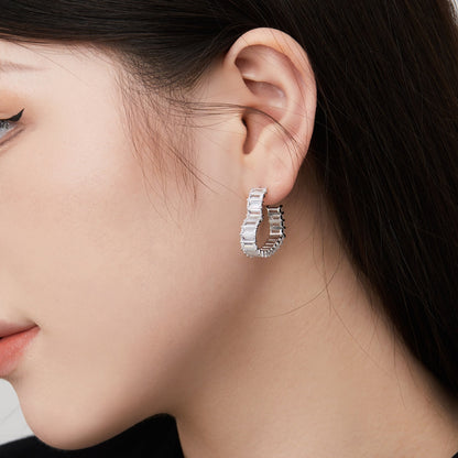 [Okajuri Jewelry]Radiant Heart Cutout Earrings